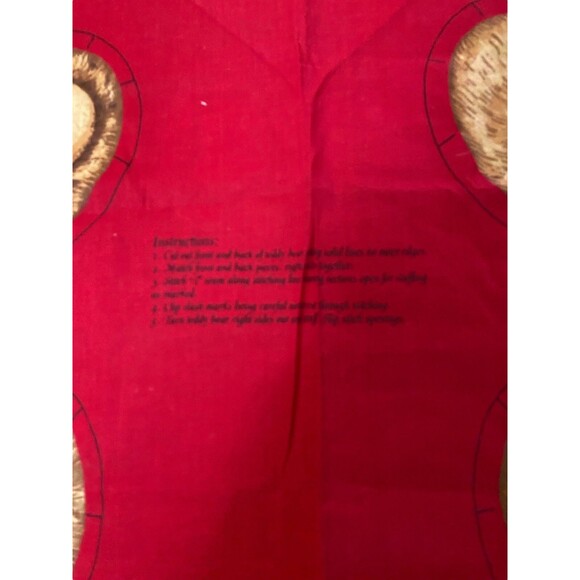 A Christmas Gathering Teddy Bear Cut And Sew - Picture 5 of 5
